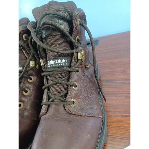 Wolverine Guardian CSA Steel Toe Work Boots Size 10 Oil Resistant Dark Brown main image 4